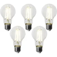 LUEDD Set van 5 E27 dimbare LED lampen A60 6W 500 lm 4000K