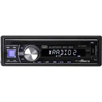 Trevi Autoradio Double-Din SCD5702 BT USB SD Aux - Zwart - 30 Watts / 4 - Bluetooth - iOS