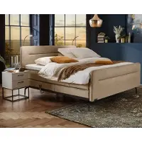Caresse Boxspring 3310 - 180x200 - Elektrisch - Meegestofeerde Pocket 500 Matrassen - Incl. 750 topper Gelfoam - Vienna Dessert