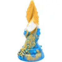 Kiotos Monstar - Dildo Beast 18 - Goud/Blauw/Wit
