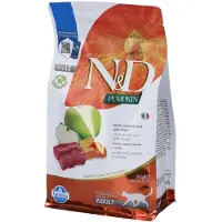 Farmina N&D Pompoen Cat Hertenvlees en Appel Adult - kattendroogvoer - 300 g