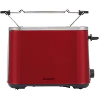 Silvercrest RVS broodrooster (Rood)