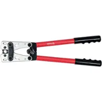 YATO Professionele Mechanische Krimptang 390mm – YT-22857 – Kabelschoentang voor 6 tot 50 mm2 – Hoogwaardig Koolstofstaal Perstang