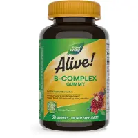 Nature'S Way Alive! B-Complex Gummies Mango (60 Gummies) - vitamines, vitamine-b - vitamine-b