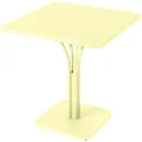 Fermob LUXEMBOURG kleine tafel met massief blad staal 71x71 cm