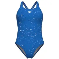 Arena Ribbed Pro Back Swimsuit Blauw 38 Vrouw