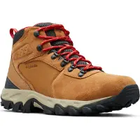 Columbia NEWTON RIDGE PLUS II SUEDE WP Heren Wandelschoenen - Elk, Mountain Red