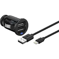 Goobay USB A autolader + USB Micro kabel -
