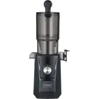 Caso Juice Fit Slow Juicer – 200W – Matt Zwart – XL Vulopening Ø105 mm – 800 ml Sap- en Pomace container