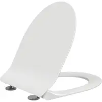 SaniGoods Serra wc-zitting soft close glanzend wit