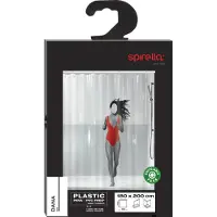Spirella Douchegordijn Dana Red 180cm