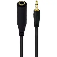 Dolphix 3,5mm Jack (m) - 6,35mm Jack (v) adapter | stereo | verguld | 1,5 meter