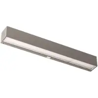 Arcchio LED-wandlamp buiten Lengo, alu / grijs / zink, Aluminium, Modern, LED wandlamp buiten