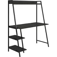 DOMUS Bushwick-Ladderbureau - Zwart Eikenlook