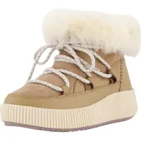 Palpa Boots 'Enkellaarsjes Plat' beige