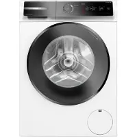 Bosch Serie 8 WGB244071 wasmachine Voorbelading 9 kg 1400 RPM Zwart, Wit
