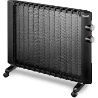 De'Longhi HMP 2000, Radiator, geschikt voor wand- of vloerplaatsing, zwart, draaibaar, 2000 W, 1000 W