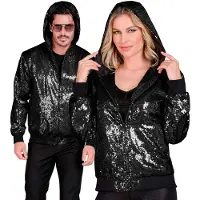 Widmann Zwarte Pailletten Jas Black Sparkle