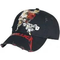 Metallica Cap - Distressed - zwart - Maat Standard