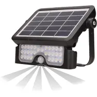 Adviti LUX LED Solar buiten wandlamp - Bewegingssensor, Lichtsensor en Zonnepaneel - IP65 - 4000K - 500 Lumen