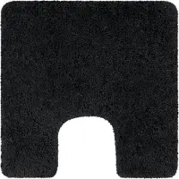 Spirella TOILETMAT HIGHLAND ZWART 55X55