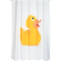 MSV Douchegordijn Duck Geel 180cm