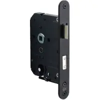 Formani Basics LBLSA-Y55 veiligheidsslot voor buitendeuren profielcilindergat 55mm SKG** afgerond - mat zwart