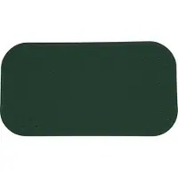 MSV Douche/bad anti-slip mat badkamer - rubber - groen - 36 x 76 cm - Badmatjes