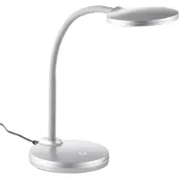 Globo Led Bureaulamp Carmen Zilvergrijs