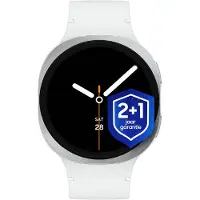 Samsung Galaxy Watch8 - smartwatch - 40mm - Zilverkleurig + 1 jaar extra garantie