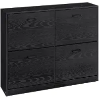 Mazazu - Schoenenkast - 16 tot 28 paar - Zwart - 105.5x24x82.7