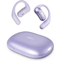 Hileo hi95 - Draadloze Oordopjes met Oplaadcase – Paars - Sport - Open-Ear comfort - Bluetooth V5.4 oordopjes – Draadloze oortjes – Geschikt voor IOS/Android