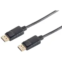 S-Impuls DisplayPort kabel met DP_PWR - versie 1.2 (4K 60Hz) / zwart - 1 meter