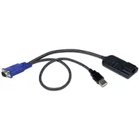 Dell KVM kabel voor VGA USB kb muis supp virtuele media CAC en USB2.0 Gebruikt met DMPU en DAV KMV Conso, KVM schakelaar kabel