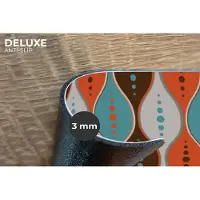 KitchenYeah Placemats - 6 stuks - 45x30 cm - Placemat kunststof - Retro - Cirkel - Design - Borden onderleggers - Decoratie voor op tafel - Keuken tafeldecoratie accessoires - Vinyl onderlegger - Tafelversiering