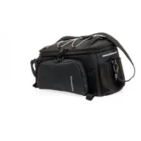 New Looxs Sports Trunkbag Riempjes - Bagagedragertas - Fietstas Enkel - Geschikt voor elke Bagagedrager - Waterdicht door Regenhoes (inclusief) - Vergrootbaar tot 29 L - Zwart