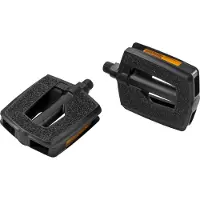 Ergotec Pedaalset 9/16 836 met kogellagers - zwart