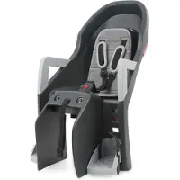 Polisport Guppy - Achterzitje - Maxi - CFS dragerbevestiging - Zwart/grijs