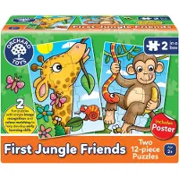 Orchard - First Jungle Friends Puzzle - Puzzel in jungle thema - 24 puzzelstukken - vanaf 2 jaar