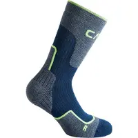 CMP Wool Trekking Sokken (Maat 39 , Blauw)