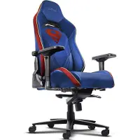 Trust GXT 721SM Ruya Pro Superman Editie - Premium Gaming Stoel - Gamestoel - Nekkussen - Verstelbare Rug Ondersteuning - Hoogte Verstelbaar - Rug- & Armleuningen Verstelbaar - Superman Blauw