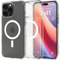 Spigen Ultra Hybrid Backcover MagSafe voor de Apple iPhone 16 Pro - Frost Clear