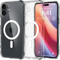 Spigen Ultra Hybrid Backcover MagSafe voor de Apple iPhone 16 - White