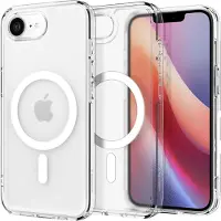 Spigen Ultra Hybrid Backcover MagSafe voor de Apple iPhone 17e / 16e - Frost White