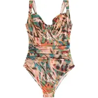 Next Shaping-badpak cyaan blauw / kastanjebruin / rosé / zwart
