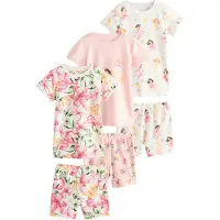 Next Nachtkledij oranje / pink / rosa / offwhite