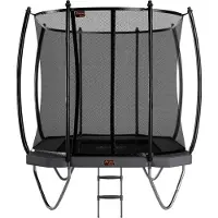 Avyna Trampoline Pro-Line 238 + Royal Class Veiligheidsnet + Ladder Grijs