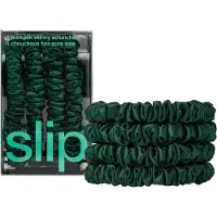 Slip Pure Silk Skinny Scrunchies Forest Haarelastiek 4 st
