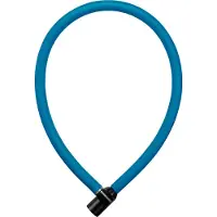 Axa RESOLUTE Kabelslot RESOLUTE 6-60 - 600 mm stalen kabel - Petrolblauw, lichtgewicht...