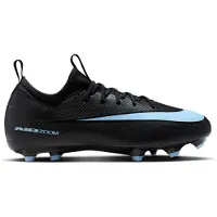 Nike Zoom Mercurial Vapor 16 Academy Gras / Kunstgras Voetbalschoenen (MG) Kids Zwart Lichtblauw